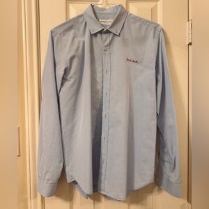 Maison Labiche French Touch Light Blue Casual Button Down Shirt